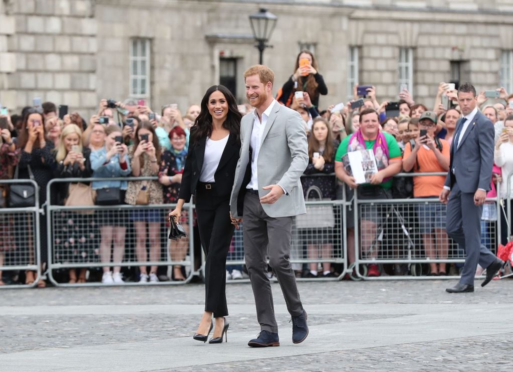 El príncipe Harry y Meghan Markle en Dublín en 2018