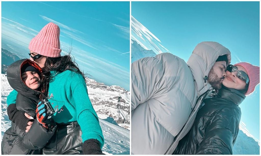 alejandra espinoza y su familia en suiza