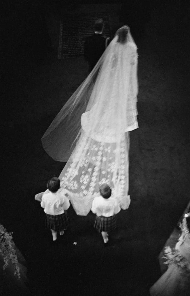 Isabel II el día de su boda