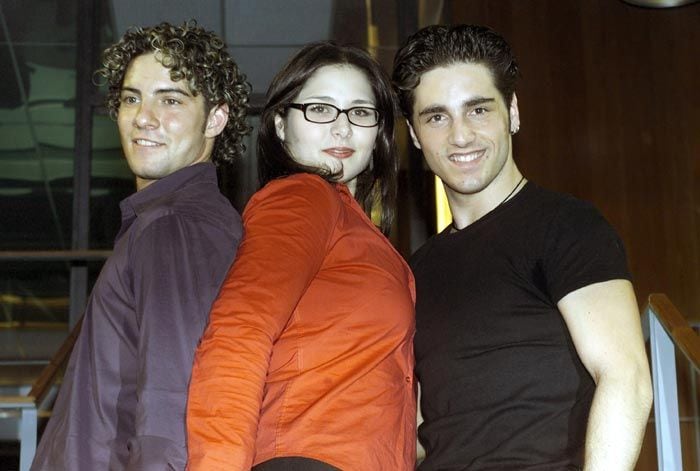 Rosa López, David Bustamante y David Bisbal