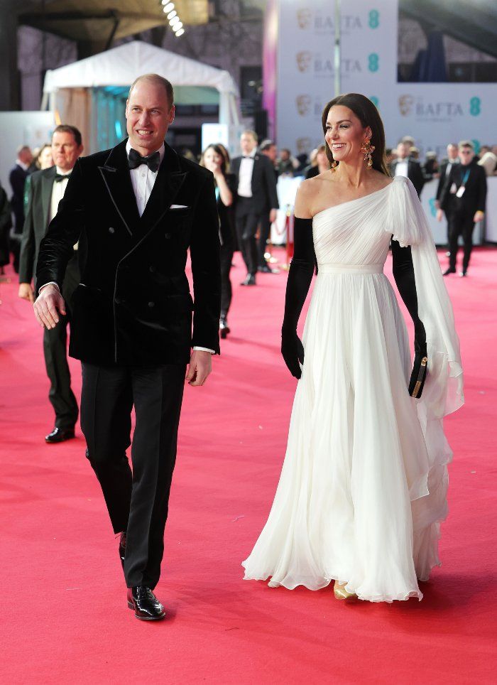 Kate Middleton y el Príncipe William en los BAFTA