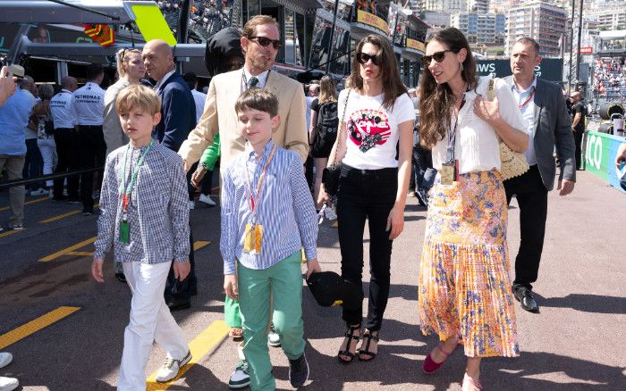 Andrea y Carlota Casiraghi