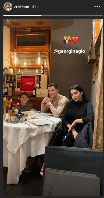 Georgina Rodríguez y Cristiano Ronaldo