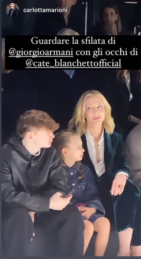 Cate Blanchett con sus hijos