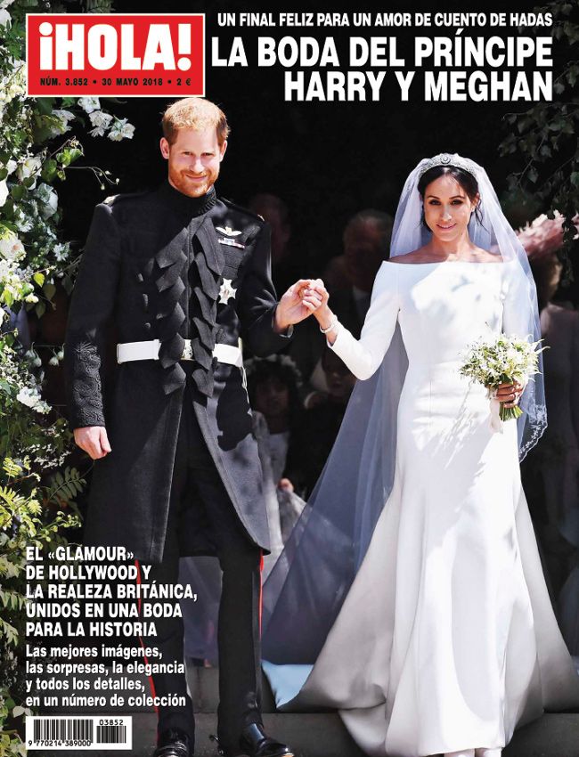 Portada de la revista ¡HOLA! con la boda de Harry y Meghan Markle