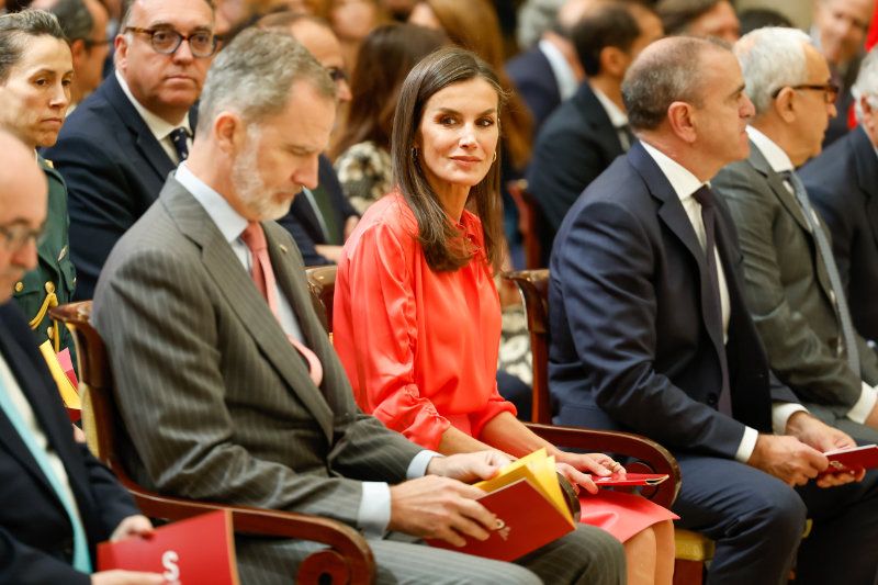 Reyes Felipe y Letizia en los Premios Nacionales del Deporte