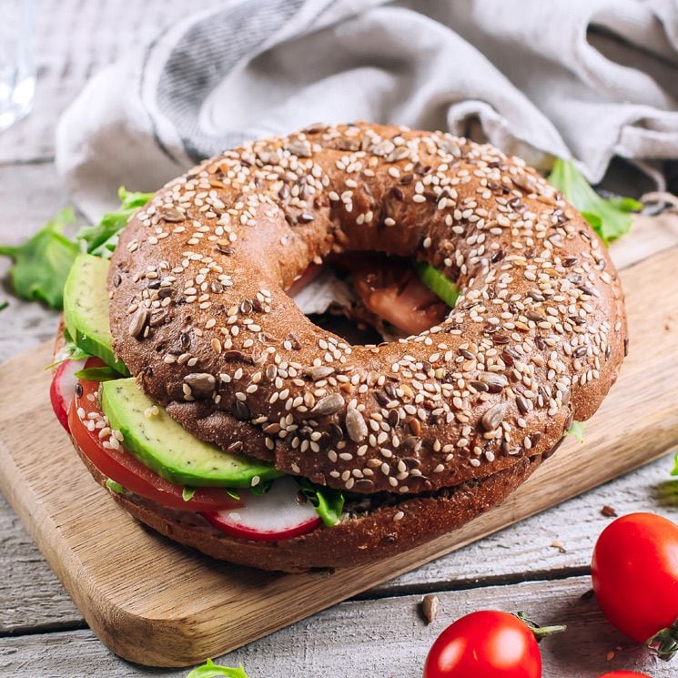 bagel veggie adob