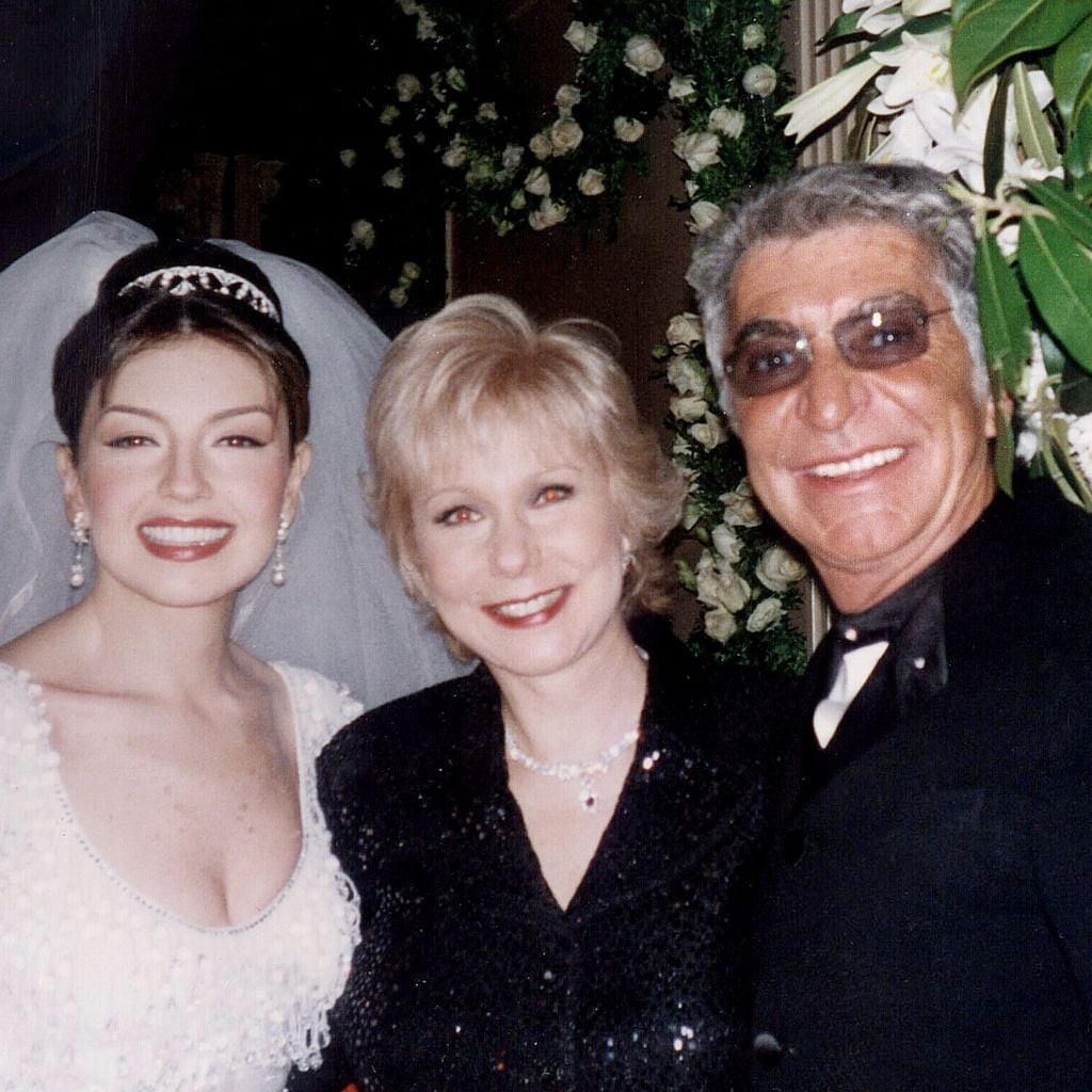 Thalía, Cristina Saralegui y Roberto Cavalli