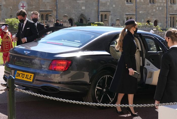 Las primeras imágenes de la Familia Real británica llegando a Windsor para el funeral 