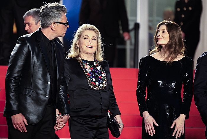  Chiara Mastroianni y Catherine Deneuve en Cannes