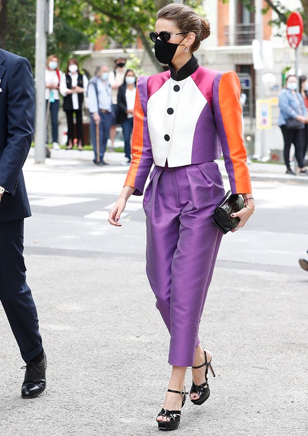 Look de Alejandra Dominguez en la boda de Belén Corsini y Carlos Fitz-James Stuart