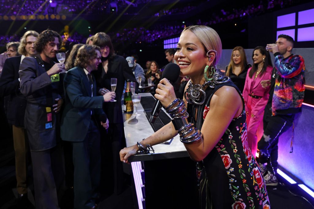 Rita Ora, la presentadora de los premios MTV Europe Music Awards 2024 en Manchester