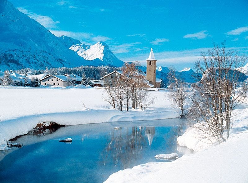 Sils im Engadin saint moritz suiza