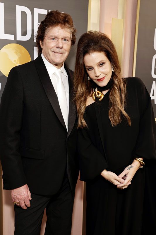 Lisa Marie Presley y Jerry Schilling