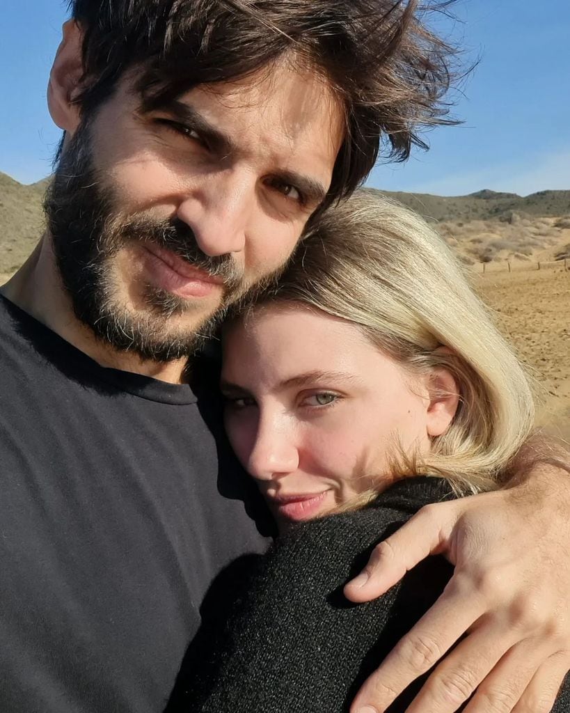 Miriam Giovanelli con su marido, Xabier Ortega