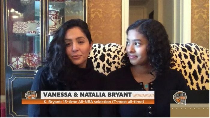 La primera entrevista de Vanessa Bryant con su hija mayor tras el fallecimiento de Kobe y Gianna