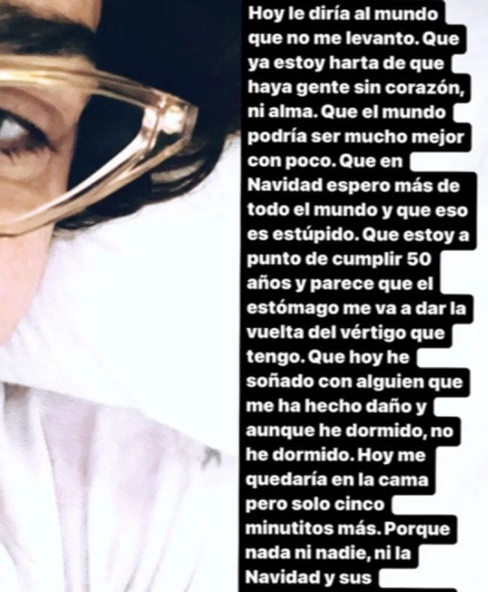 La reflexión de Raquel Sánchez Silva 