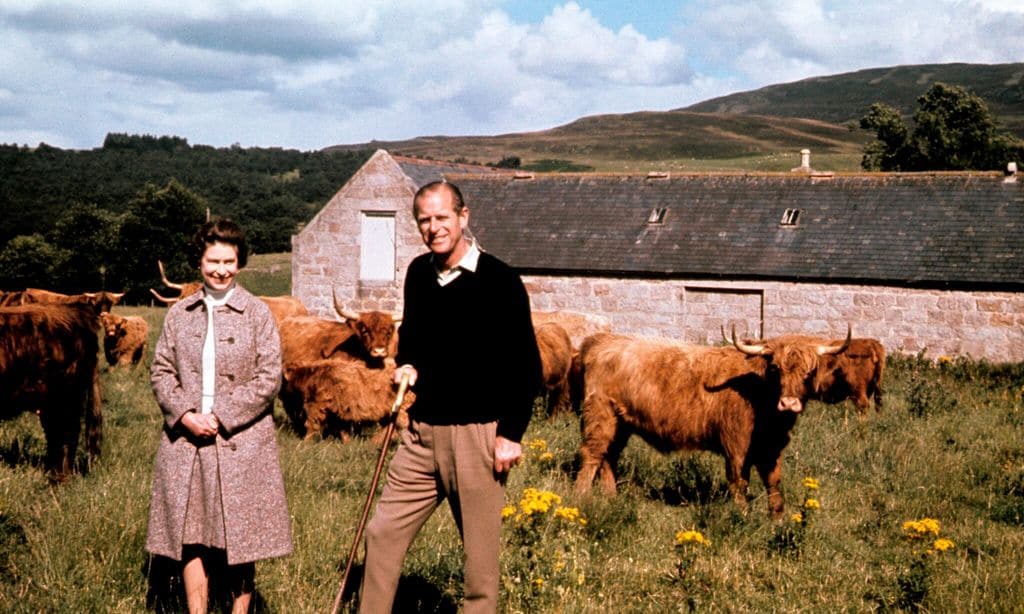 Queen Elizabeth II and the Duke of Edinburgh