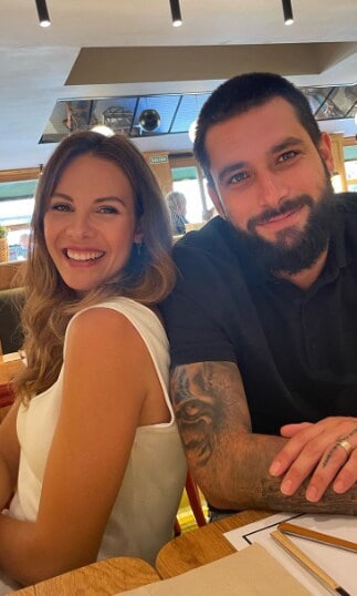 Jessica Bueno con Jota Peleteiro