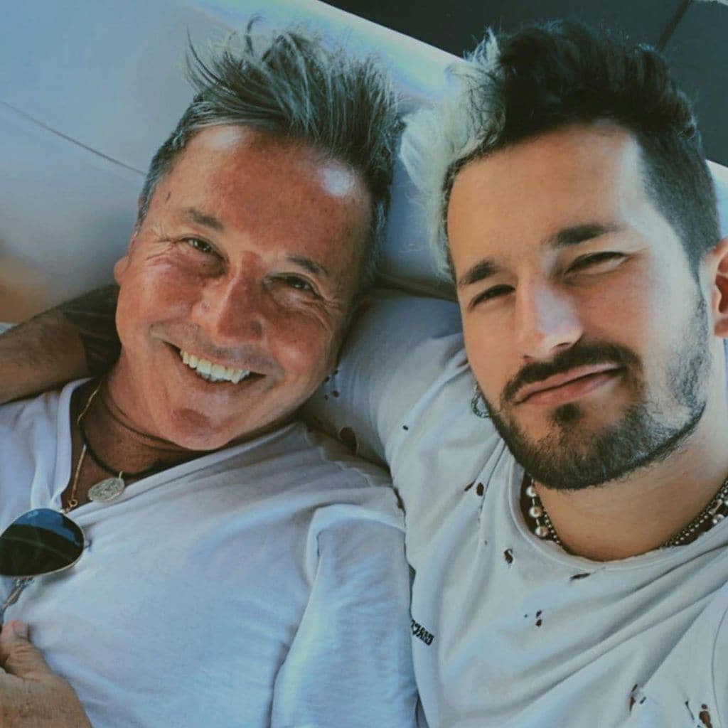 Ricky Montaner y su papá