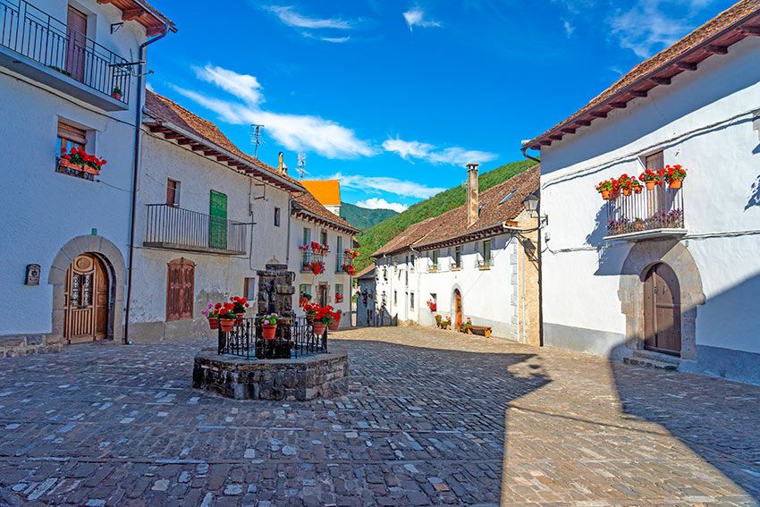 Bonita localidad de Ansó en Huesca