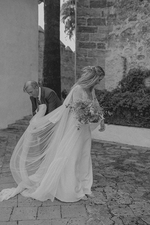 Vestido de novia vaporoso