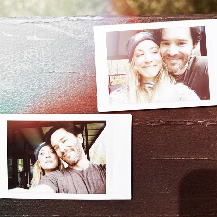 Kaley Cuoco y Tom Pelphrey