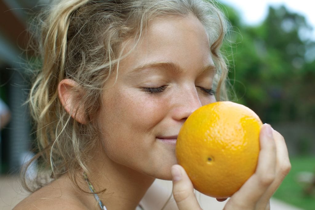 Vitamina C en la naranja