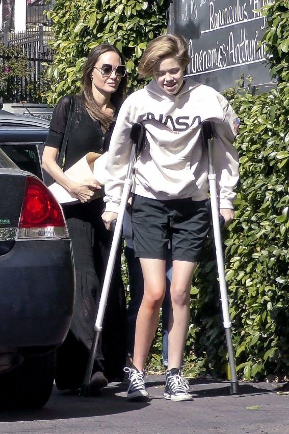 Angelina Jolie y su hija Shiloh