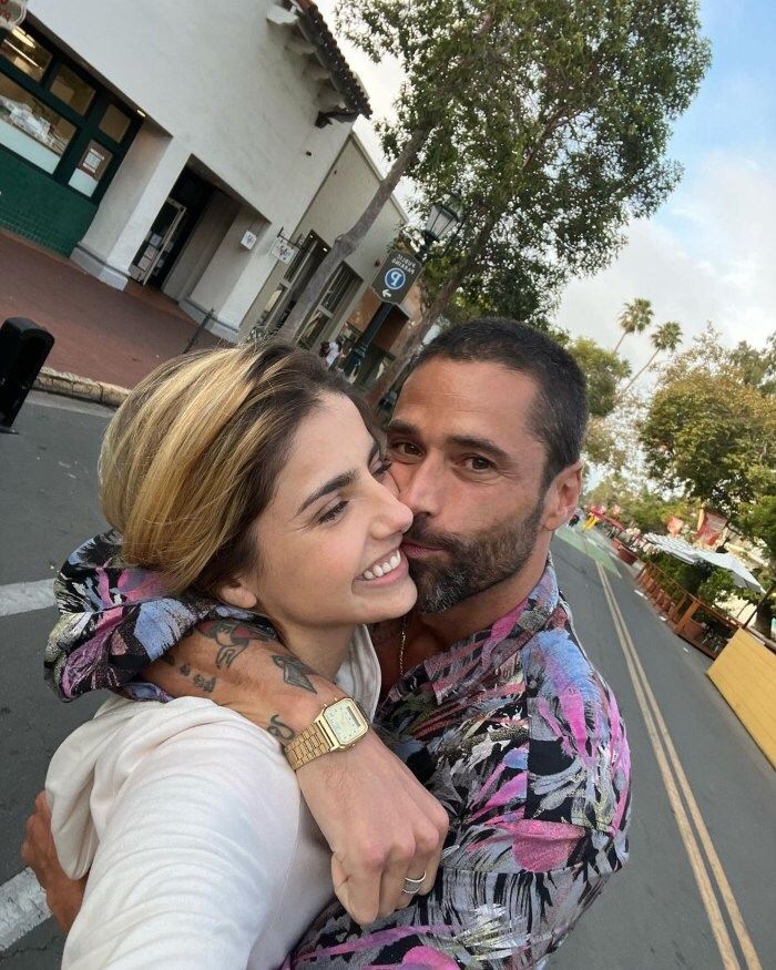 Michelle Renaud y Matías Novoa