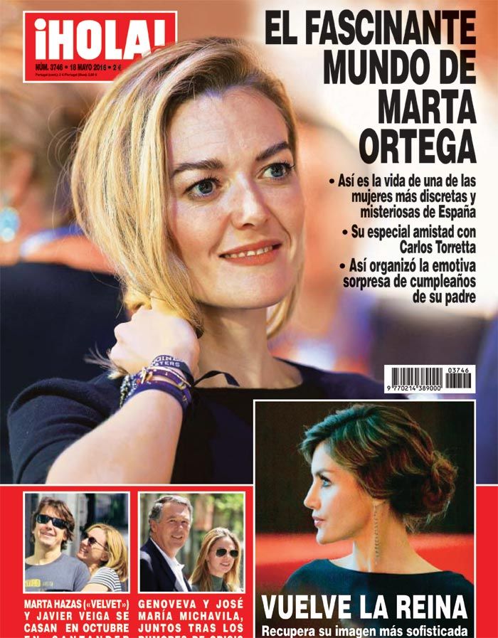 Marta Ortega, sus aficiones, su trabajo y el cariño a su padre, protagonizan esta semana el reportaje de portada de la revista ¡HOLA!
