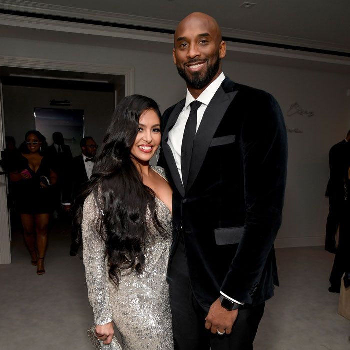 Kobe Bryant junto a su mujer Vanessa 