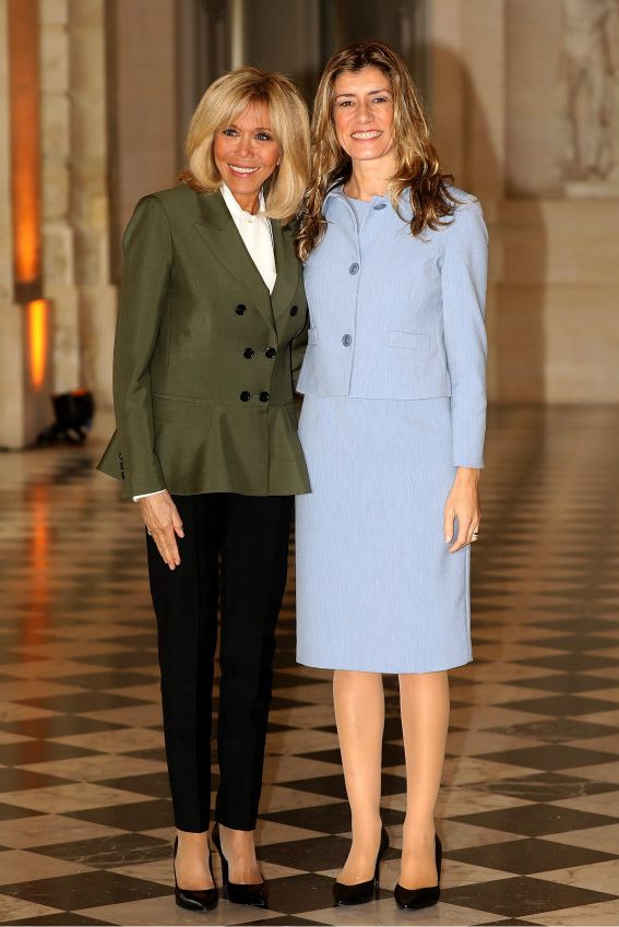 Brigitte Macron y Begoña Gómez