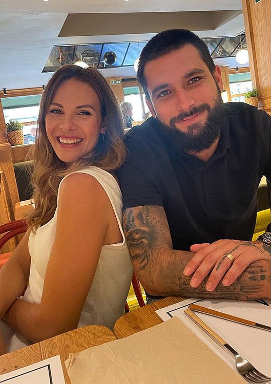 Jessica Bueno y Jota Peleteiro cuando eran pareja 