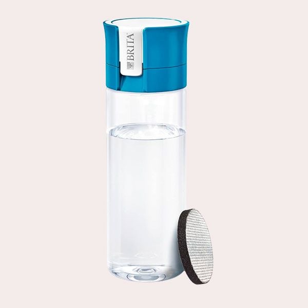 brita botella filtrante azul  filtro tecnologia microdisc