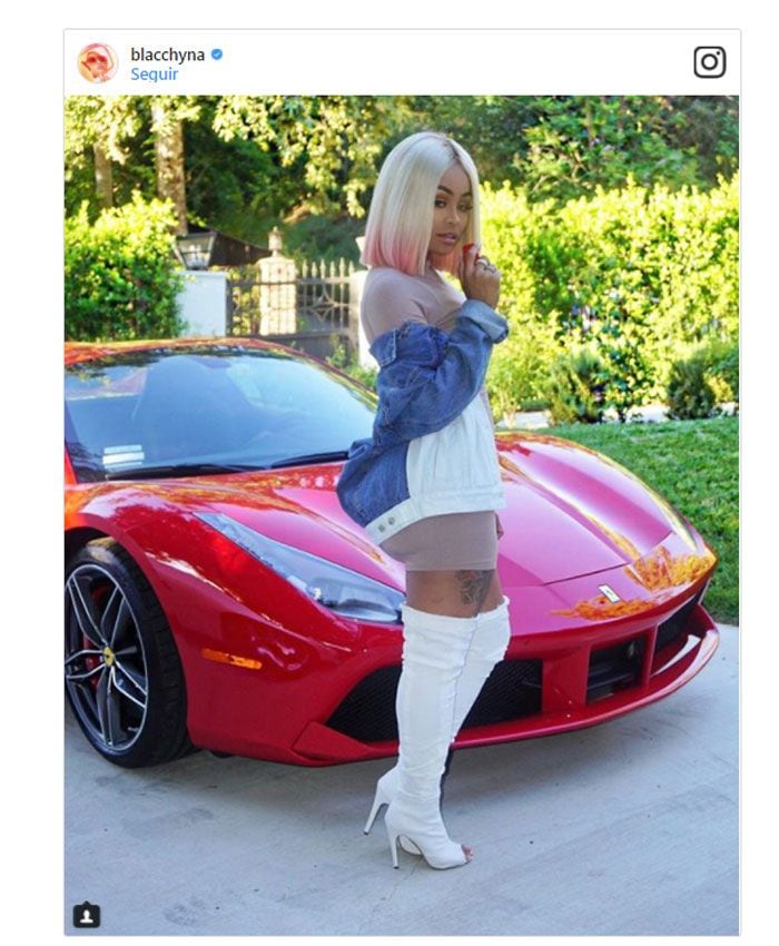 Blac Chyna sufre un accidente de trafico