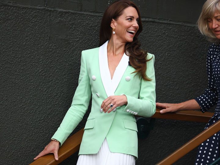 Kate Middleton copia un look ochentero de la princesa Diana en Wimbledon