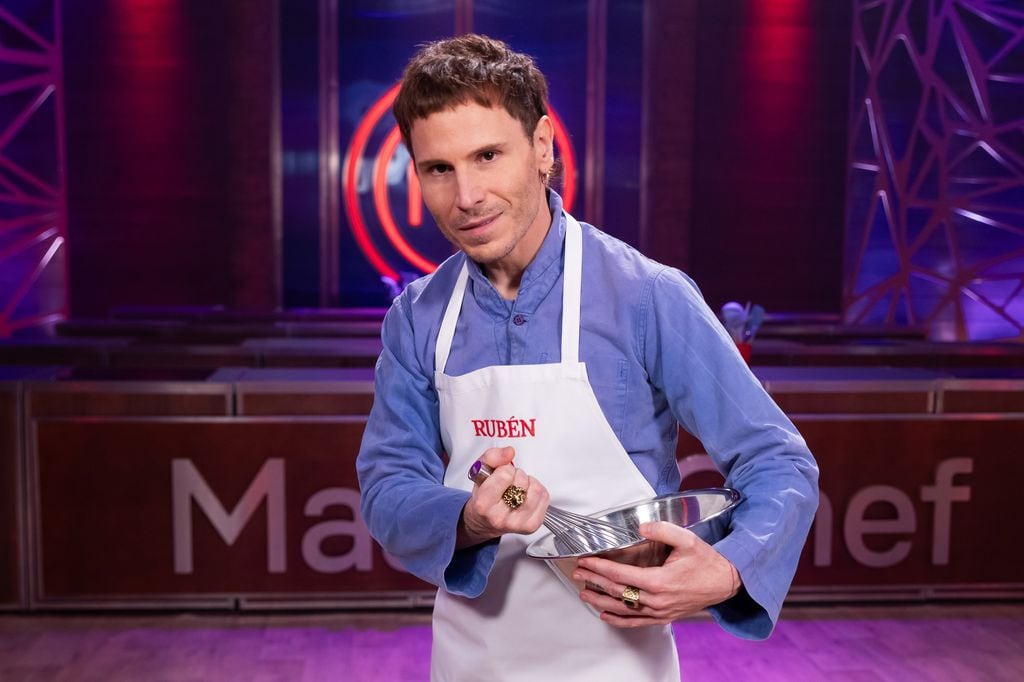 El  actor Rubén Ochandiano durante la presentación de la novena edición de MasterChef Celebrity