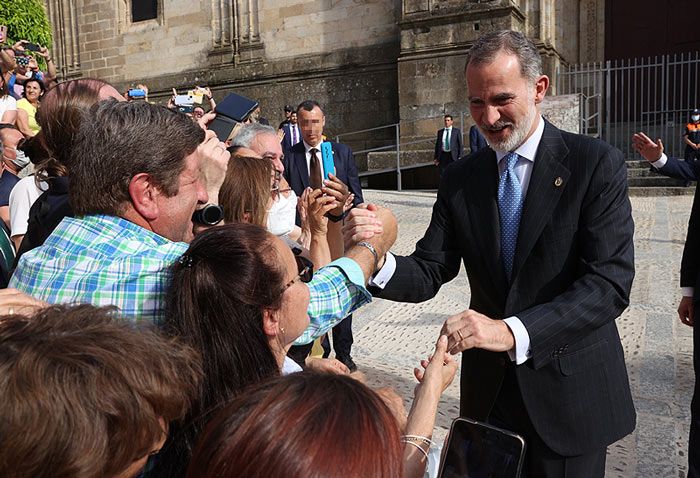 El rey Felipe en Plasencia