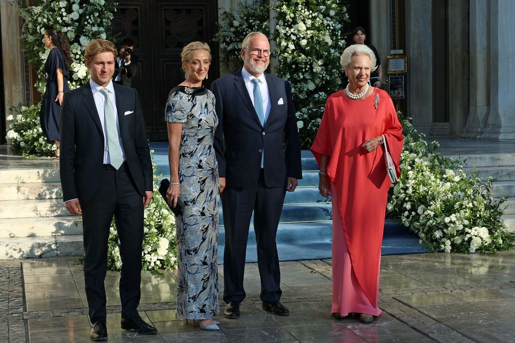 Benedicta of Denmark, Alexandra Sayn-Wittgenstein-Berleburg and Michael Ahlefeldt-Laurvig-Bille