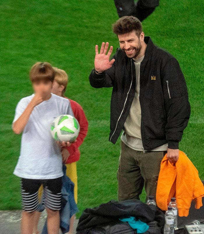 Gerard Piqué y sus hijos