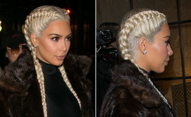 Las boxer braids, el peinado fetiche de Kim Kardashian