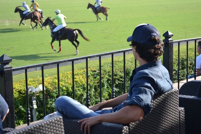 Álvaro Castillejo en el Ayala Polo Club de Sotogrande