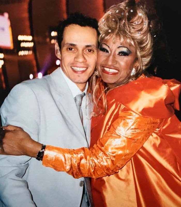 Marc Anthony y Celia Cruz 