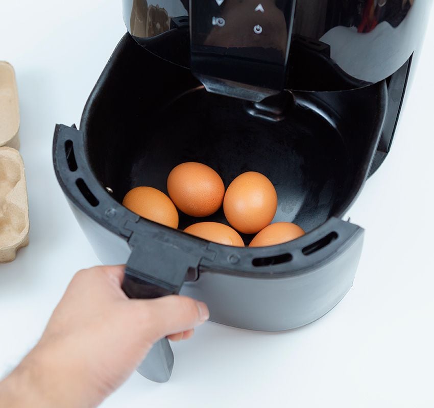 Huevos cocidos en Air fryer