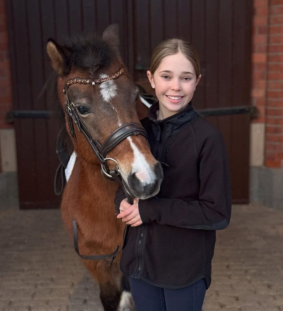 Leonore de Suecia en el día de su 11 cumpleaños 