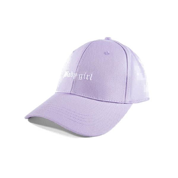 gorra lila bershka