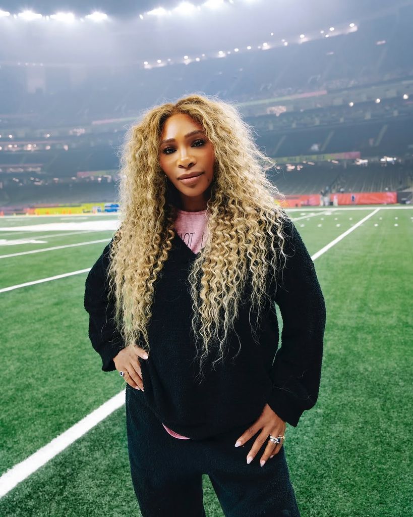 Serena Williams en el Super Bowl LIX