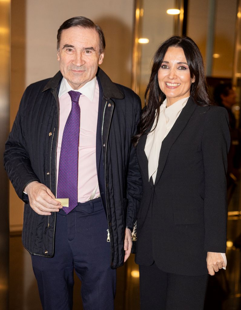 Pedro J. Ramírez y su mujer, Cruz Sánchez de Lara, en la presentación del libro de José Bono