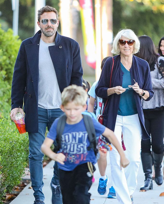 Ben Affleck con su madre